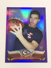 Travis Kelce [Purple Refractor] #118 Football Cards 2013 Topps Chrome Prices