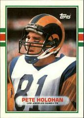 Pete Holohan #124 Football Cards 1989 Topps Prices