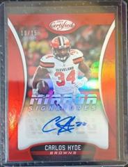 Carlos Hyde [Red] Football Cards 2018 Panini Certified Mirror Signatures Prices