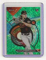Gunnar Henderson [Green Speckle] #100 Baseball Cards 2023 Topps Finest Prices