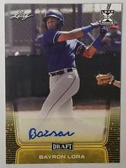 Bayron Lora [Hobby Gold] #BA-BL1 Baseball Cards 2020 Leaf Draft Autographs Prices