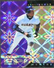 Barry Bonds [Moment Purple] Baseball Cards 1998 Pinnacle Epix Prices