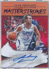Luke Kennard [Sapphire] #MS-LKC Basketball Cards 2022 Panini Court Kings Masterstrokes Prices