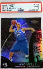 Kevin Love [Black Refractor] Basketball Cards 2007 Finest Prices