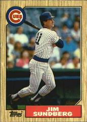 Jim Sundberg #119T Baseball Cards 1987 Topps Traded Tiffany Prices