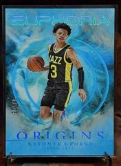 Keyonte George [Turquoise] #12 Basketball Cards 2023 Panini Origins Euphoria Prices