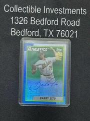 Barry Zito [Green] Baseball Cards 2023 Topps Archives 1990 Fan Favorites Autographs Prices