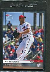 Max Scherzer Baseball Cards 2019 Topps Now Road to Opening Day Prices