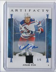 Adam Fox [Black Autograph] #96 Hockey Cards 2022 Upper Deck Artifacts Prices