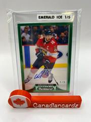 Aleksander Barkov [Emerald Ice Autograph Achievements] Hockey Cards 2022 Parkhurst Prices