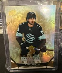 Matty Beniers [Gold Spectrum] #R-BE Hockey Cards 2022 Upper Deck Black Diamond Exquisite Collection Rookies Prices