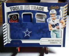 Dalton Schultz [Prime] #TTT-8 Football Cards 2022 Panini Absolute Tools of the Trade Triple Prices