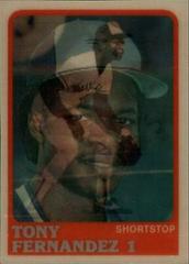 Tony Fernandez #26 Baseball Cards 1988 Sportflics Prices
