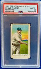 Honus Wagner [Throwing] Baseball Cards 1909 E92 Dockman & Sons Prices
