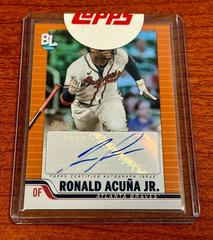 Ronald Acuna Jr. [Electric Orange Autograph] #150 Baseball Cards 2023 Topps Big League Prices
