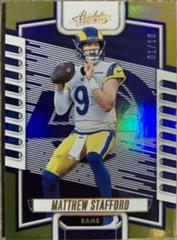 Matthew Stafford [Spectrum Gold] #19 Football Cards 2023 Panini Absolute Prices