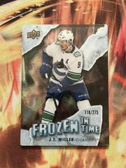 J. T. Miller #FT-JM Hockey Cards 2022 Upper Deck Trilogy Frozen in Time Prices