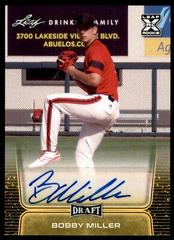 Bobby Miller [Hobby] Baseball Cards 2020 Leaf Draft Autographs Prices
