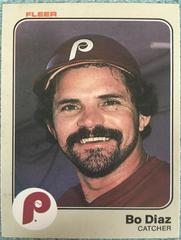 Bo Diaz #160 Baseball Cards 1983 Fleer Prices