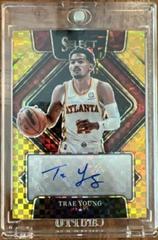 Trae Young [Gold Prizm] #SG-TYG Basketball Cards 2021 Panini Select Signatures Prices