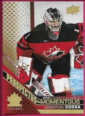 Sebastian Cossa [Gold] Hockey Cards 2022 Upper Deck Team Canada Juniors Prospectus Momentous Prices