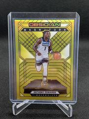 Anthony Edwards [Yellow Flood] #16 Basketball Cards 2021 Panini Obsidian Magnitude Prices