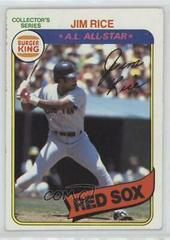 Jim Rice #20 Baseball Cards 1980 Burger King Pitch, Hit & Run Prices