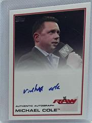 Michael Cole Wrestling Cards 2013 Topps WWE Autographs Prices