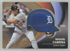 Miguel Cabrera [Gold] #BH-MC Baseball Cards 2022 Topps Batting Helmet Relic Prices
