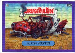 Rustin' JUSTIN [Purple Wave] #247b 2023 Garbage Pail Kids Chrome Prices