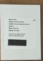 Tyreek Hill [Pink] #CS-TH Football Cards 2022 Panini Spectra Champion Signatures Prices