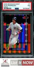 Alex Rodriguez [Gold] #7 Baseball Cards 2005 Bowman's Best Prices
