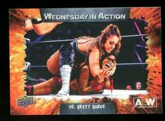 Dr. Britt Baker Wrestling Cards 2021 Upper Deck AEW Wednesday in Action Prices