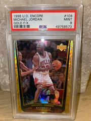 Michael Jordan [Gold F/X] #109 Basketball Cards 1998 Upper Deck Encore Prices