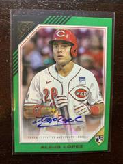 Alejo Lopez [Green] Baseball Cards 2022 Topps Gallery Rookie Autographs Prices