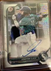 Jonatan Clase Baseball Cards 2022 Bowman Chrome Mega Box Mojo Autographs Prices
