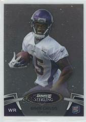Greg Childs Football Cards 2012 Bowman Sterling Prices