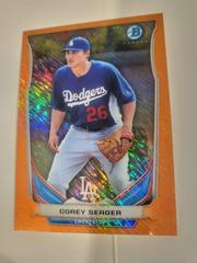 Corey Seager [Orange Refractor] #278 Baseball Cards 2014 Bowman Chrome Mini Prices