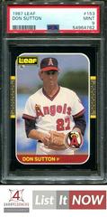 Don Sutton #153 Baseball Cards 1987 Leaf Prices
