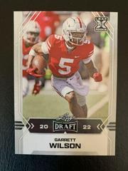 Garrett Wilson #7 Football Cards 2022 Leaf Draft Prices