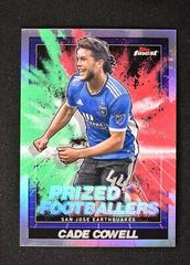 Cade Cowell [Red] Soccer Cards 2022 Finest MLS Prized Footballers Prices