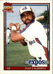 Ivan Calderon Baseball Cards 1991 Topps Traded Prices