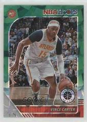 Vince Carter [Green Cracked Ice] Basketball Cards 2019 Panini Hoops Premium Stock Prices
