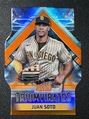 Juan Soto [Orange] #T-8 Baseball Cards 2023 Stadium Club Triumvirates Prices
