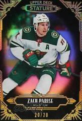 Zach Parise [Black] #6 Hockey Cards 2020 Upper Deck Stature Prices