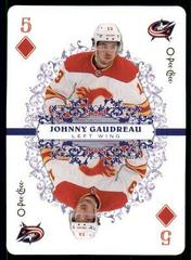 Johnny Gaudreau #5 Hockey Cards 2022 O Pee Chee Playing Cards Prices