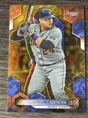 Miguel Cabrera [Gold] #15 Baseball Cards 2023 Bowman's Best Prices