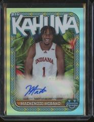 Mackenzie Mgbako #BKA-MM Basketball Cards 2023 Bowman Chrome University The Big Kahuna Autographs Prices