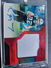 Christian McCaffrey [Autograph Jersey Mirror Red] #205 Football Cards 2017 Panini Certified Prices