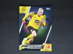 Erling Haaland [Black Foil] #190 Soccer Cards 2021 Topps Bundesliga Prices